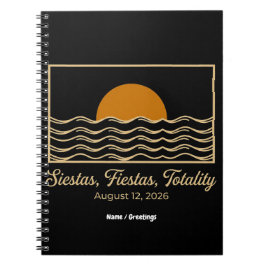 2026年スペイン皆既日食 Siestas Fiestas Totality ノートブック