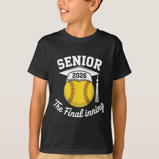 2026年ソフトボールクラス卒母 最終セット Tシャツ (正面)