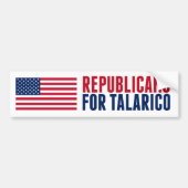 2026年タラリコ支持共和党員 バンパーステッカー (正面)