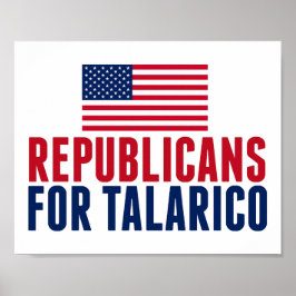 2026年タルラリコ上院選挙のための共和党員 ポスター