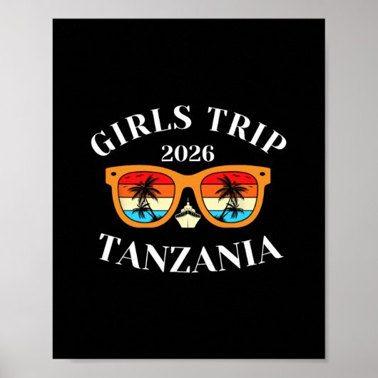 2026年タンザニア女子旅 2026年春休み クルーズ ポスター (正面)