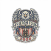 2026年ツアー ヴィンテージ イーグル バイク シール (正面)