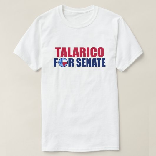2026年テキサス州上院タルラリコ Tシャツ (デザイン正面)