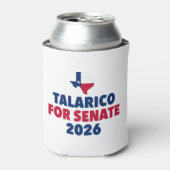 2026年テキサス州上院選タラリコ支持 缶クーラー (缶正面)