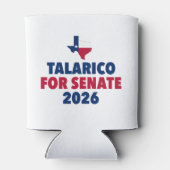 2026年テキサス州上院選タラリコ支持 缶クーラー (裏面)