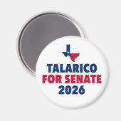 2026年テキサス州上院選タラリコ マグネット (正面/裏面)