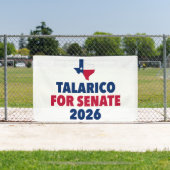 2026年テキサス州上院選挙 タラリコ支持 横断幕 (インサイチュ)