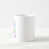 2026年ナンバーデー かわいい電卓 数学デザイン コーヒーマグカップ (中央)