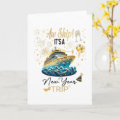 2026年ニューイヤークルーズお正月パーティ カード (黄色い花)