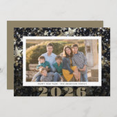 2026年ハッピーニューイヤー フォトスターホログラム コンフェッティ シーズンカード (正面/裏面)