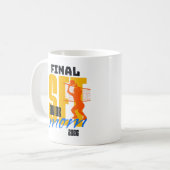 2026年バレーボールママ卒業クラス コーヒーマグカップ (正面左)