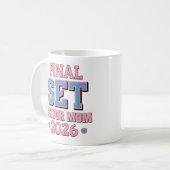 2026年バレーボールママ卒業クラス コーヒーマグカップ (正面左)