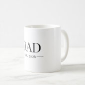 2026年パパになった コーヒーマグカップ (正面右)