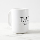 2026年パパになった コーヒーマグカップ (正面左)