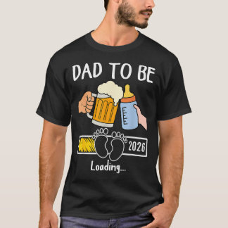 2026年パパになるよ 面白いベビー お父さん パパになる Tシャツ