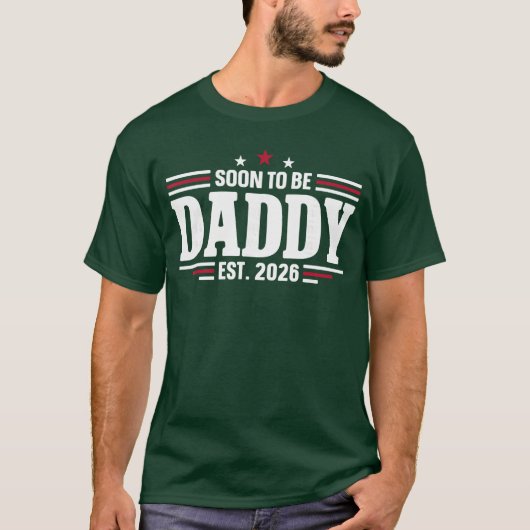 2026年パパになるパパ予備軍 息子 Tシャツ (正面)