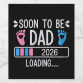 2026年パパになる予定 おめでたロード中 妊娠お知らせ ワインラベル (シングルラベル)