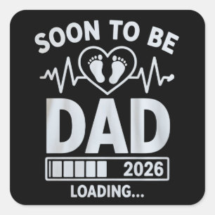 2026年パパになる予定 おめでたロード中 妊娠発表 スクエアシール