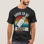 2026年パパになる予定 ローディング パパ昇進 Tシャツ (正面)