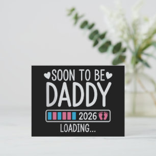 2026年パパになる予定 ローディング 妊娠発表 案内ポストカード