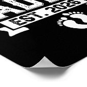 2026年パパになる予定 初めての父の日 ポスター (角)