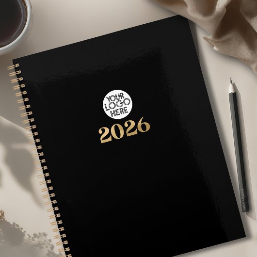 2026年ビジネスエレガント金フェイク箔グリッター プランナー手帳