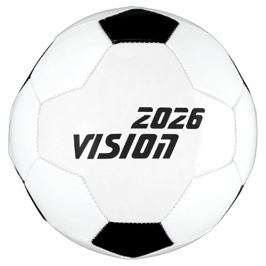 2026年ビジョン サッカートレーニング練習用試合球 サッカーボール (正面)