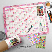 2026年ピンクスファンキーフォトウォールプランナー ポスター