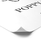 2026年フォトモンタージュサインの卒業パーティークラス ポスター (角)