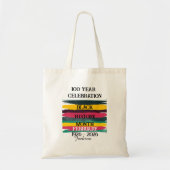 2026年ブラックヒストリー月間100周年記念 トートバッグ (正面)