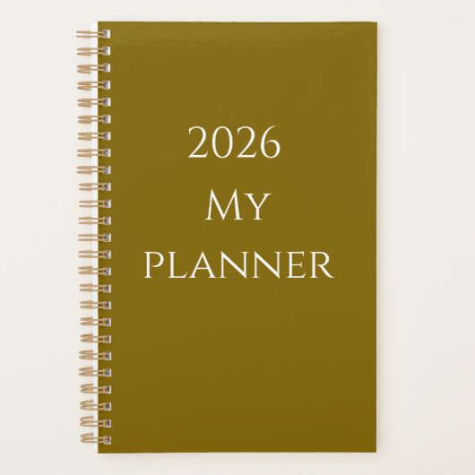 2026年プランナー プランナー手帳 (正面)
