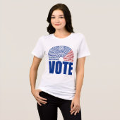 2026年プロジェクト 2026年選挙に行こう トライブレンドTシャツ (正面全面)