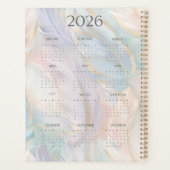 2026年ボホパーソナライズされた羽詩篇バイブル聖句 プランナー手帳 (裏面)