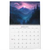 2026年マウンテンランドスケープ暦 カレンダー (3月 2027)