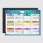 2026年マグネットカレンダー (正面/裏面)