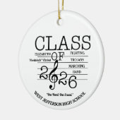 2026年マーチングバンド音楽のクラス セラミックオーナメント (左)