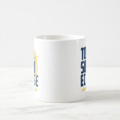2026年モダンな日食の記念品 コーヒーマグカップ (中央)