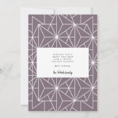 2026年モダンの新年の写真に応援のスクリプトを書く シーズンカード (裏面)