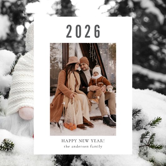 2026年モダン初のミニマリスト家族 シーズンカード
