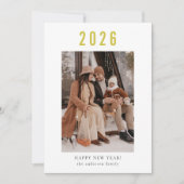 2026年モダン初のミニマリスト家族 シーズンカード (正面)