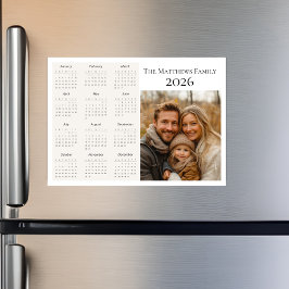 2026年モダン風景写真カレンダー