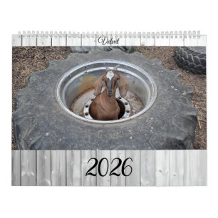 2026年ヤギのカレンダー カレンダー