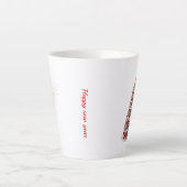 2026年ユニークな新年のマグカップギフト カフェラテマグ (正面)