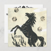 2026年ルナホースセレブレーションアート シーズンカード (正面/裏面)