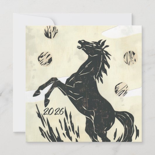 2026年ルナホースセレブレーションアート シーズンカード (正面)