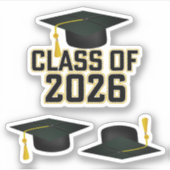 2026年レターマンクラス卒業 シール (正面)