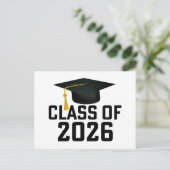 2026年レターマンクラス卒業 ポストカード (スタンド正面)