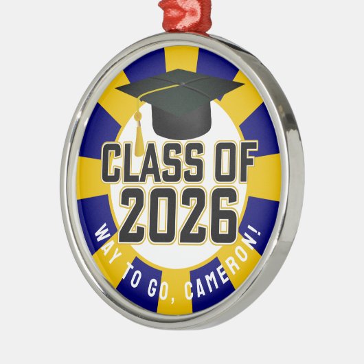 2026年レターマンクラス卒業 メタルオーナメント (左)
