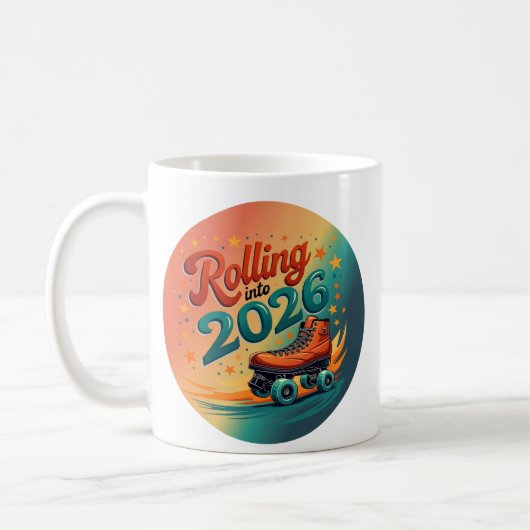 2026年レトロスケートマグ コーヒーマグカップ (左)
