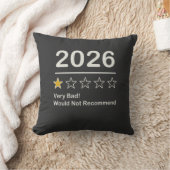 2026年ワンスター評価 とても悪い年 クッション (ブランケット)